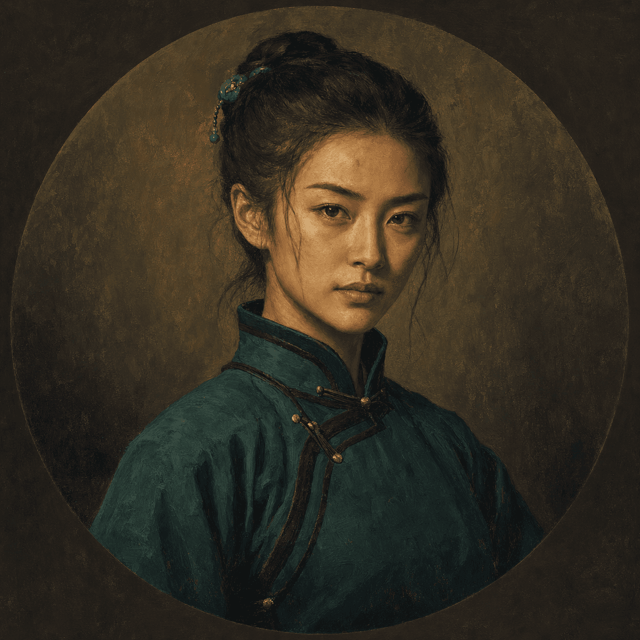 連翹肖像